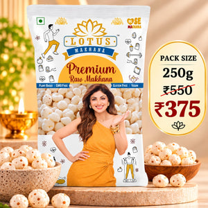 Lotus Premium Raw Makhana 250g - Single Pack