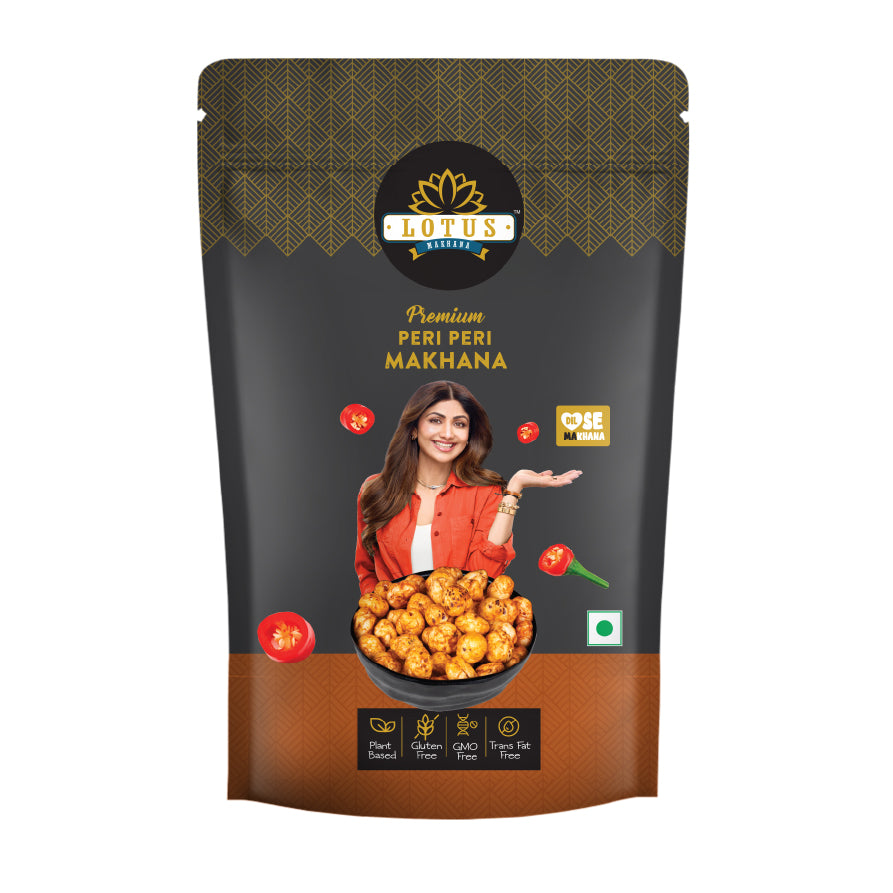 Lotus Makhana Peri Peri Flavou - Pack Of 2