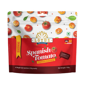 Lotus Makhana Seasoning Spanish Tomato Flavour 120gm