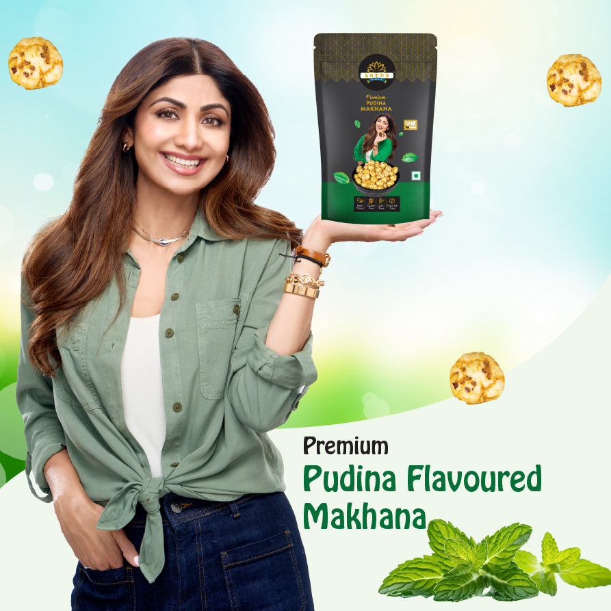 Lotus Makhana Pudina Flavour 55g - Pack Of 2