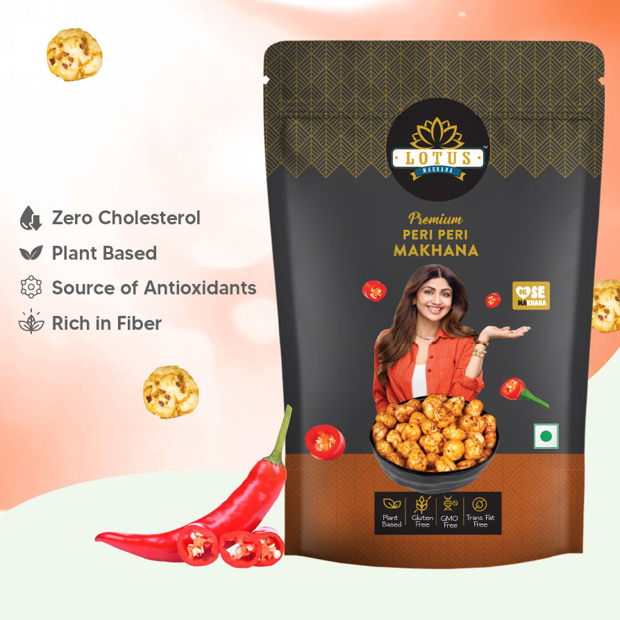 Lotus Makhana Peri Peri Flavou - Pack Of 2