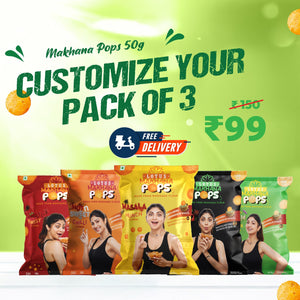 Customize Makhana Pops Pack Of 3