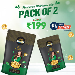 Lotus Makhana Pudina Flavour 55g - Pack Of 2