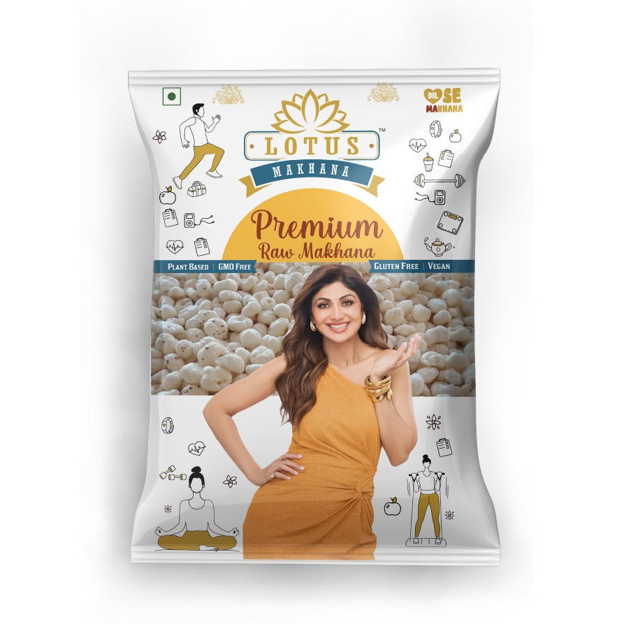 Lotus Premium Raw Makhana 100g - Single Pack