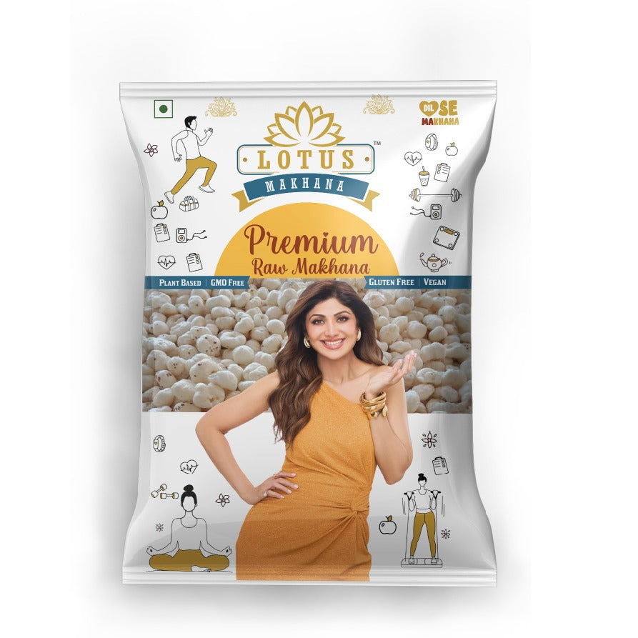Lotus Premium Raw Makhana 250g - Single Pack