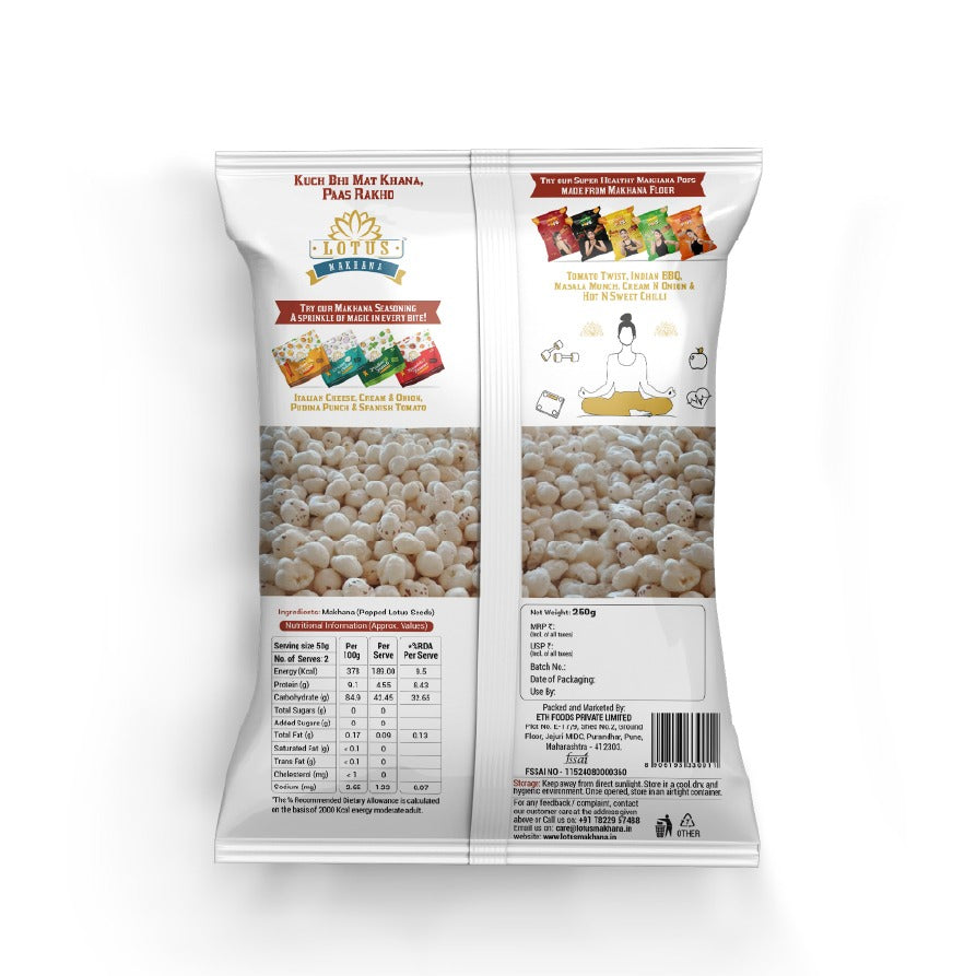 Lotus Premium Raw Makhana 250g - Single Pack