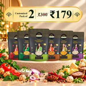 Customize Flavoured Makhana Pack Of 2