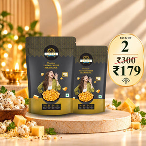Lotus Makhana Italian Cheese Flavour 55g - Pack Of 2